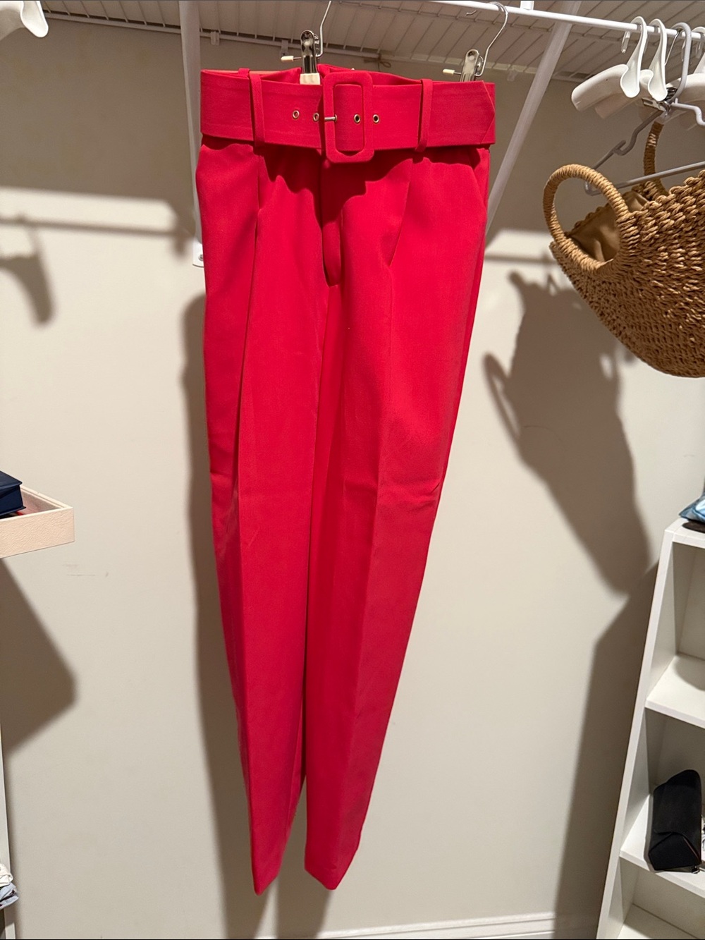 Zara hot pink pants